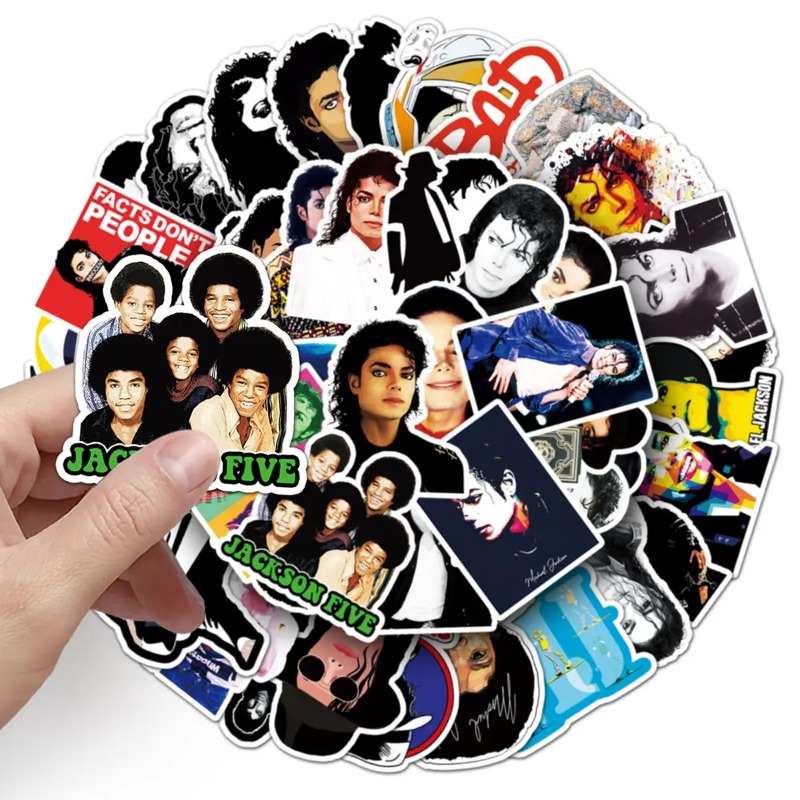 Memo Pad Sticky - 50 Fotos de Michael Jackson, Estrella