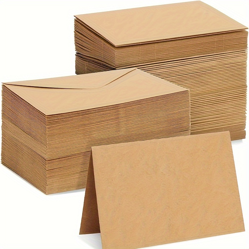 Letter Envelope Kraft - Sobres de papel Kraft de 50/100