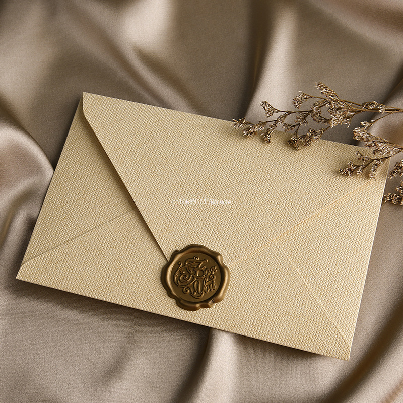 Letter Envelope Kraft - Papel Kraft Estilo Corte Europeo, Sobre
