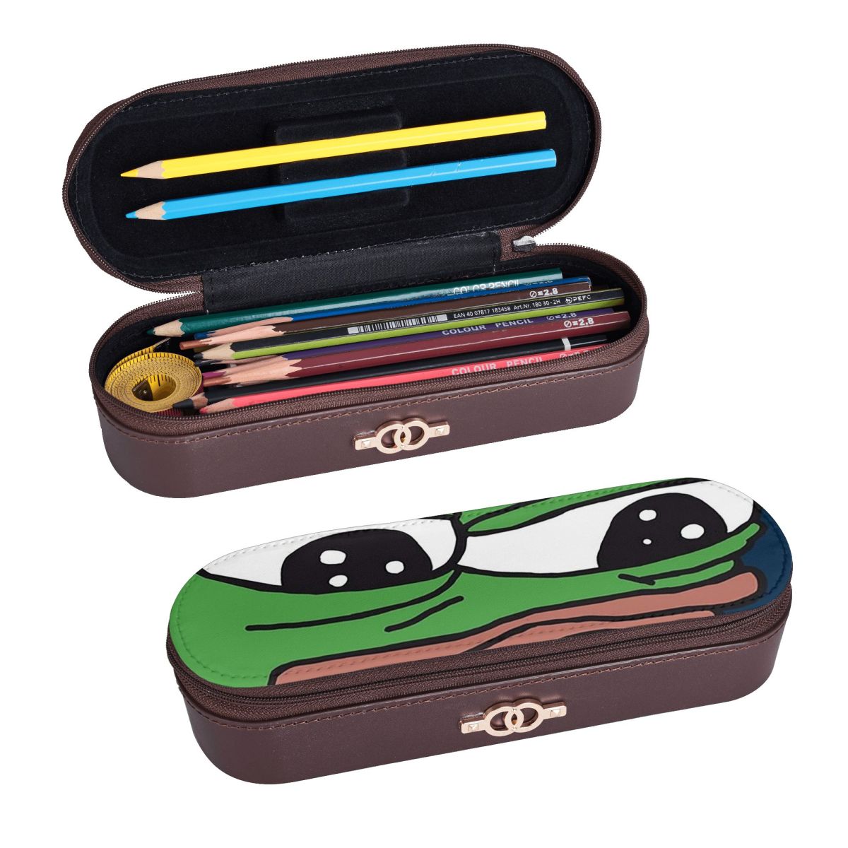 Stationery Office Supply Store - Estuche de Lápices de Cuero de