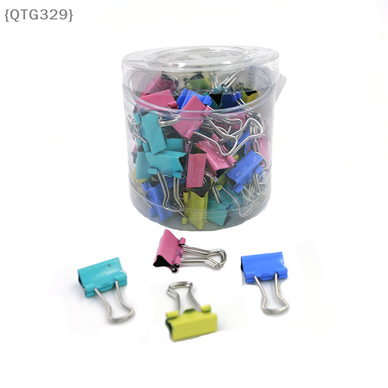 Binder Clip Assorted - 【F2-QT329】60 clips metálicos pequeños surtidos -