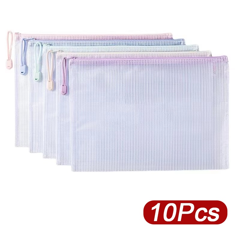 Is Stationery Office Supply - Bolsa de malla con cremallera A4/A5,