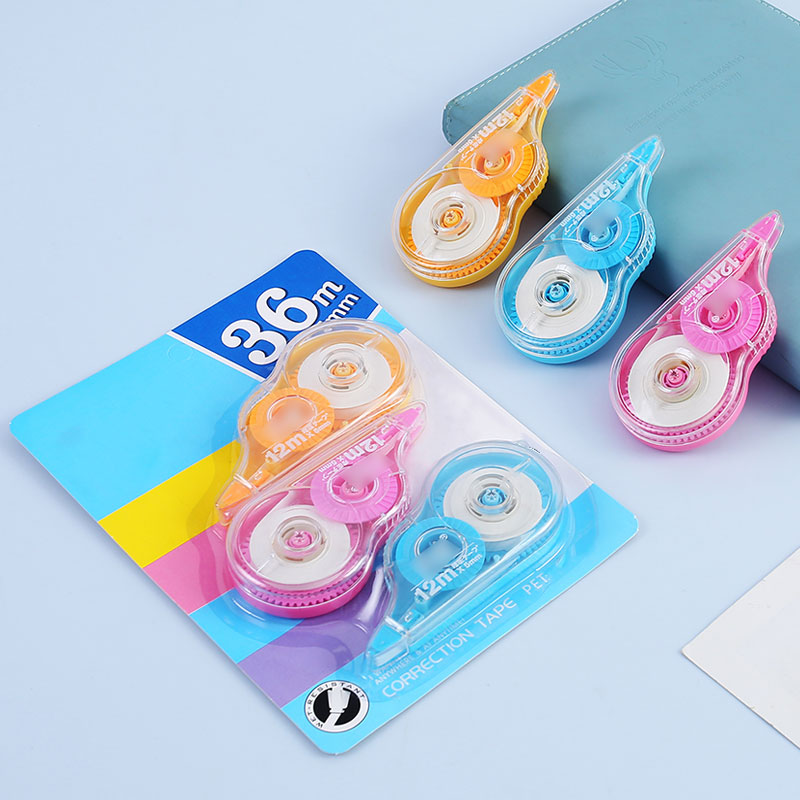 Correction Tape Roller - 3 paquetes, cinta correctora de color,