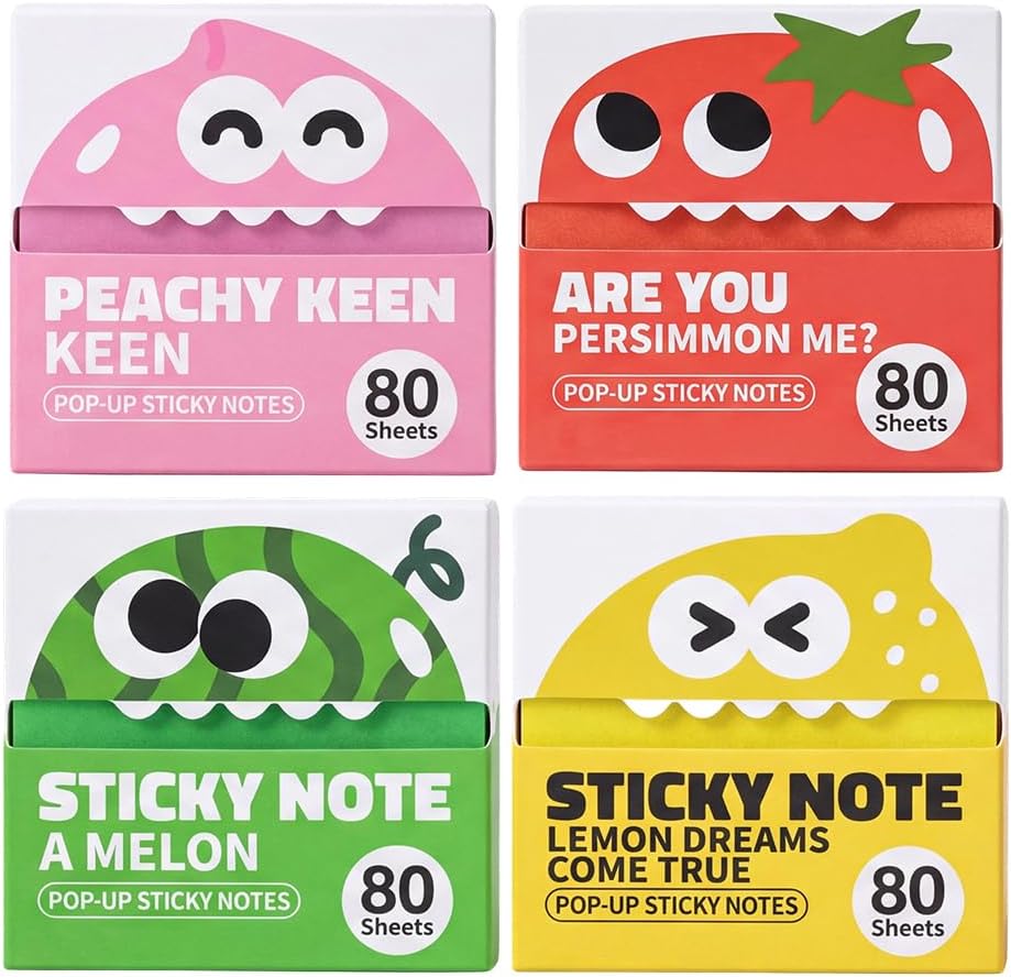 Memo Pad Sticky - Bloc de Notas Adhesivas Transparentes con