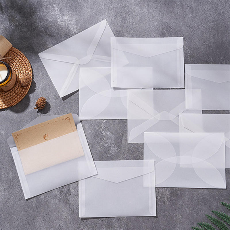 Letter Envelope Kraft - Lote de 50 Sobres Translúcidos en