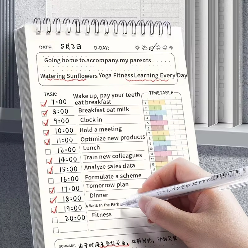 Agenda planificadora en espira - Office Stationery Supply List reseña y precio