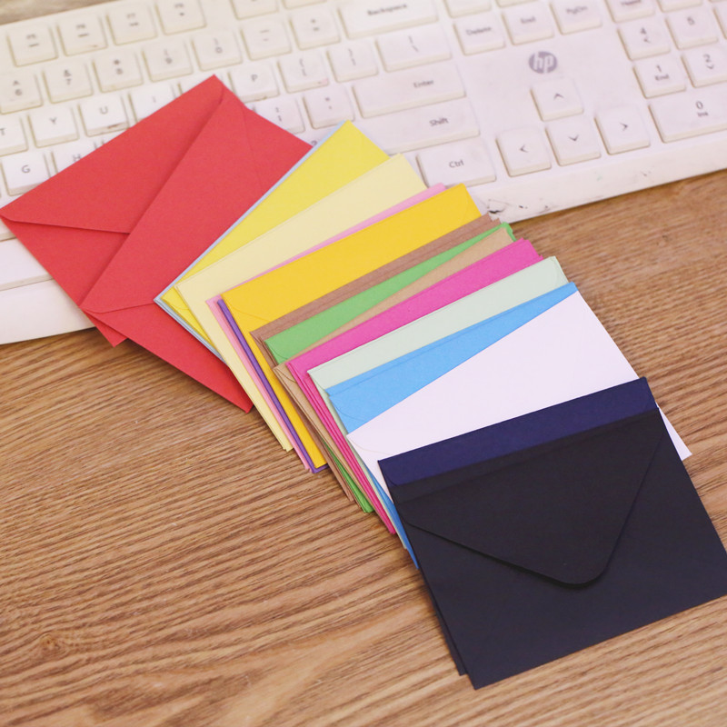 Mini sobre de Color para tarje - Letter Envelope Kraft reseña y precio