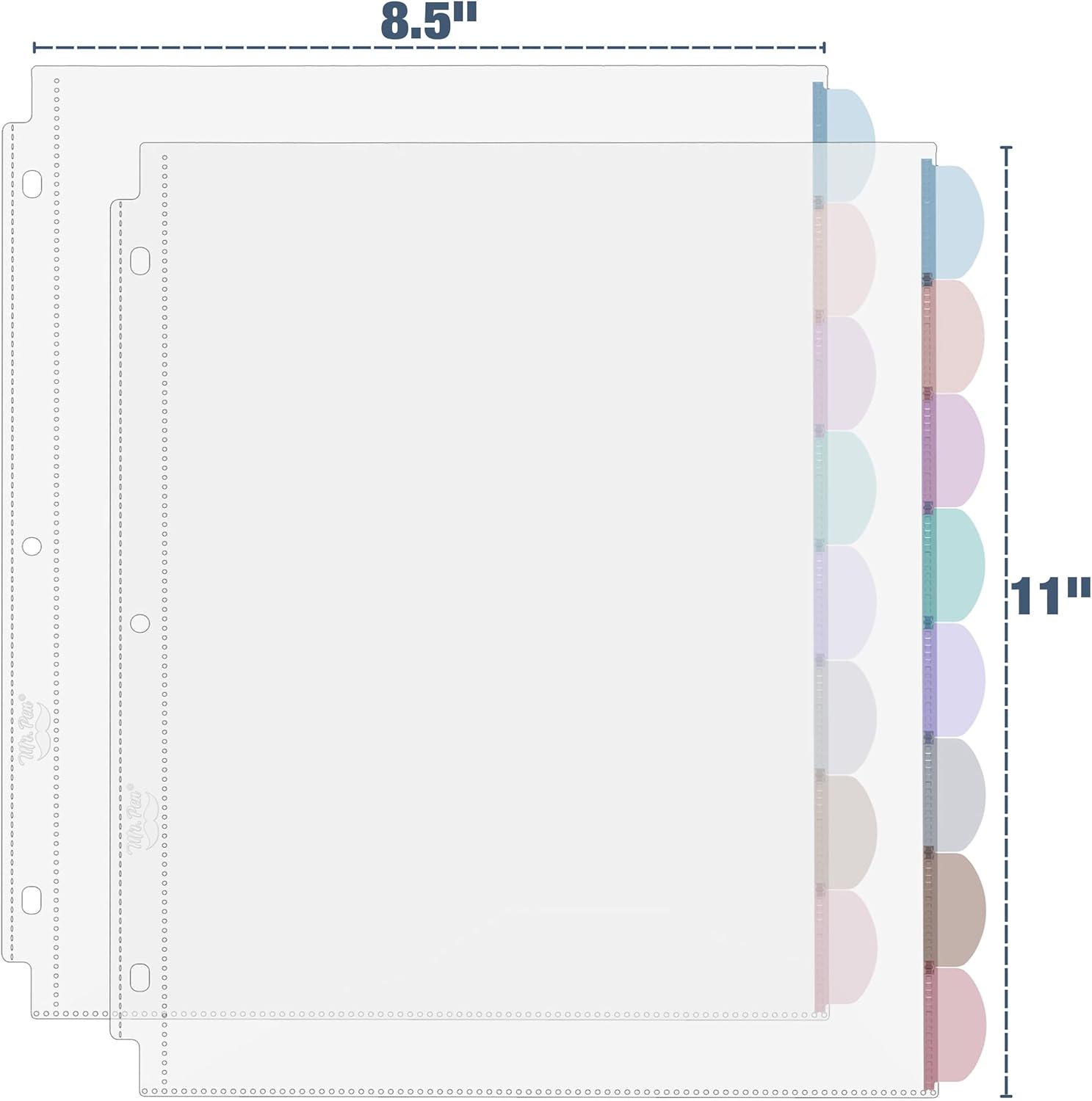 Protectores de Hojas Transpare - Index Tab Divider reseña y precio