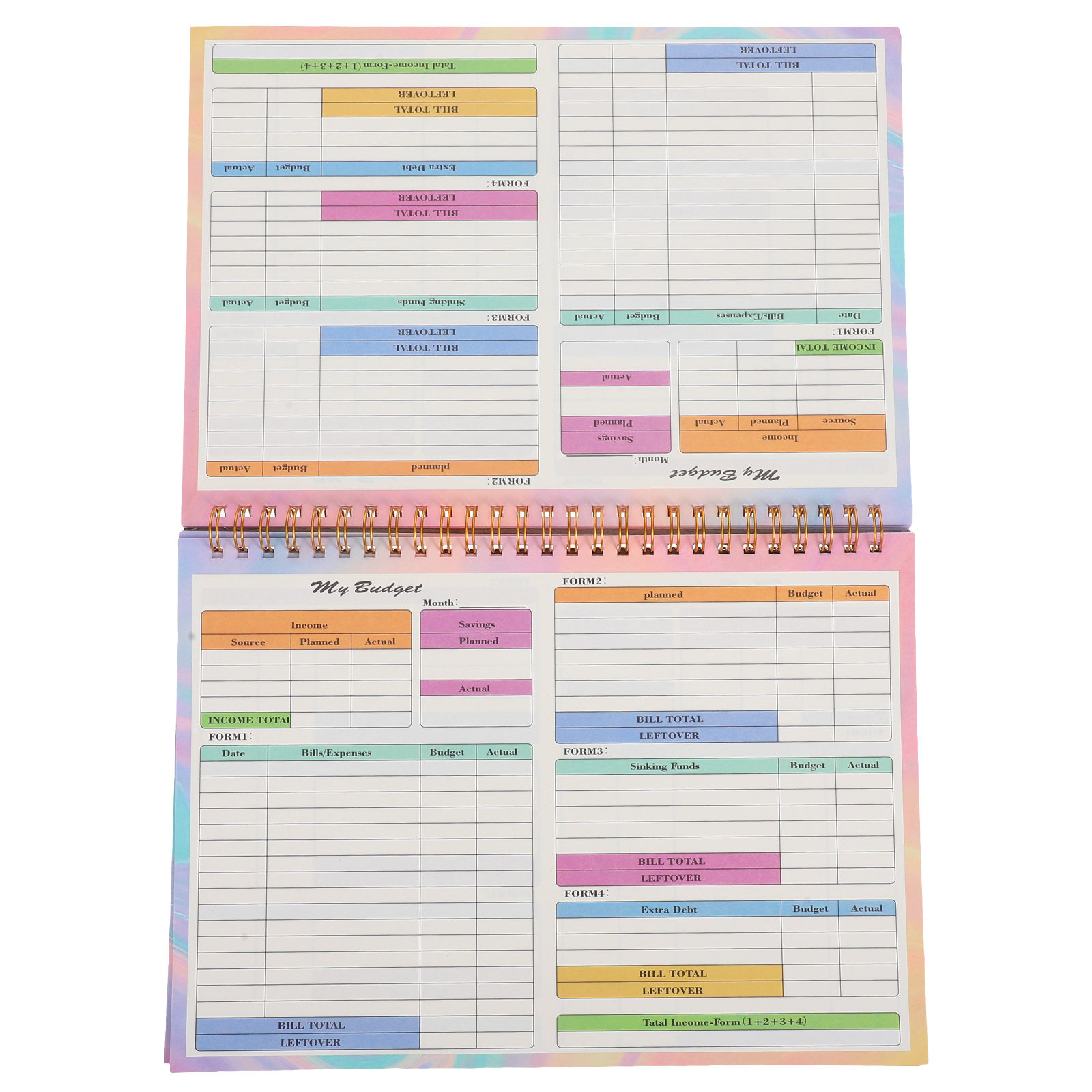 Libro de Registro de Gastos Fi - Planner Weekly Budget reseña y precio