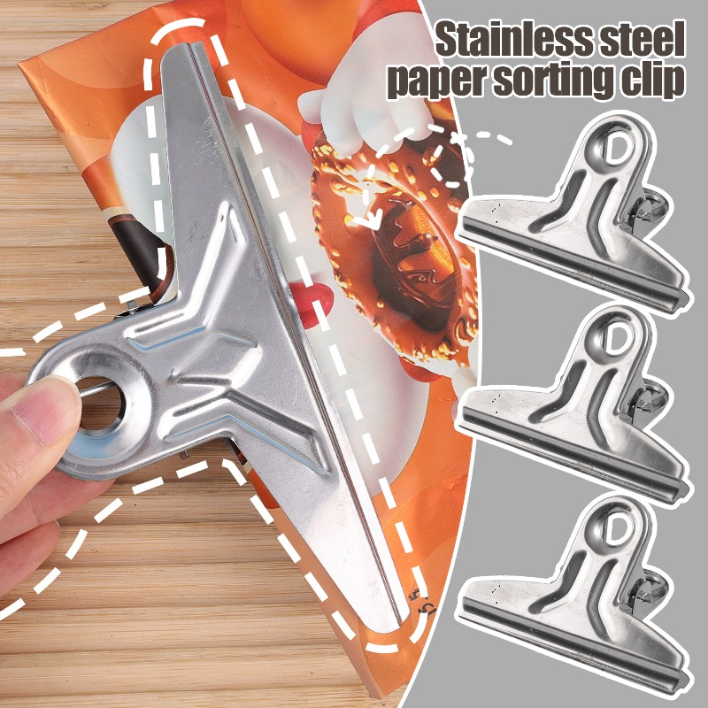 Clips para carpetas de papel B - Binder Clip Assorted reseña y precio