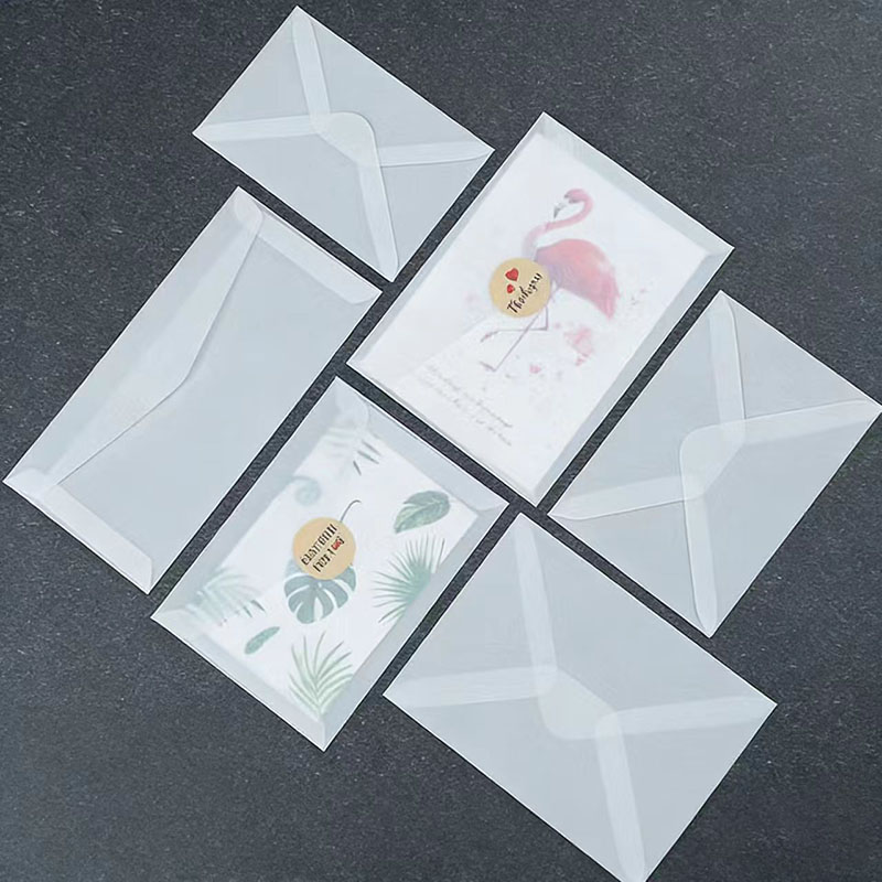 50 sobres translúcidos en blan - Letter Envelope Kraft reseña y precio