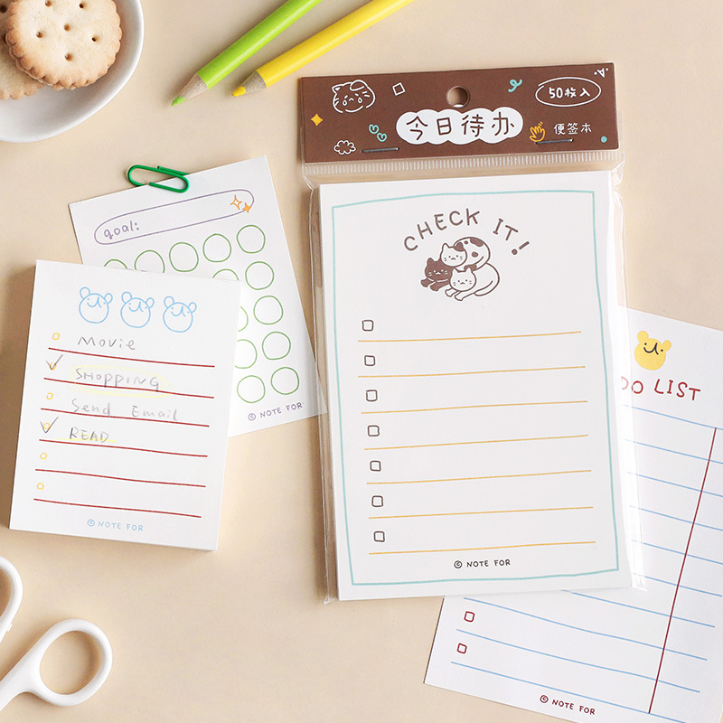 Bloc de Notas con Diseño Kawai - Office Stationery Supply List reseña y precio