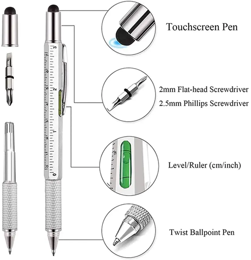 Bolígrafo Multifuncional 7 en  - Stationery Supply reseña y precio